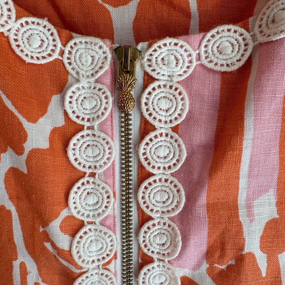 Lilly Pulitzer X Target Sleeveless Orange and Pink Women's Dress. Size 22W - Picture 4 of 5